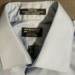 MENS Arrow fitted shirt (light blue) (14-1/2) (32/33)